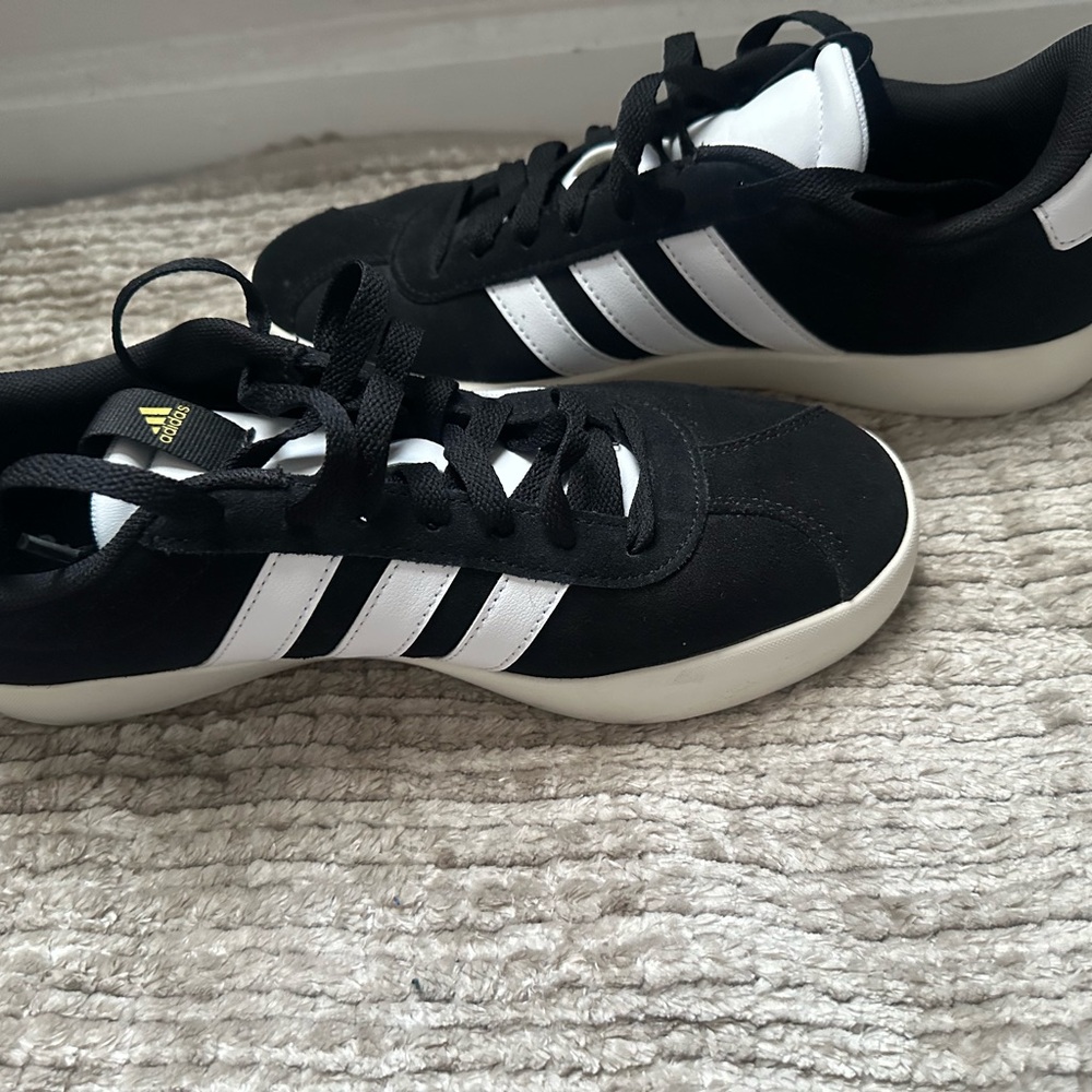 Adidas Classic Black and White Trainers